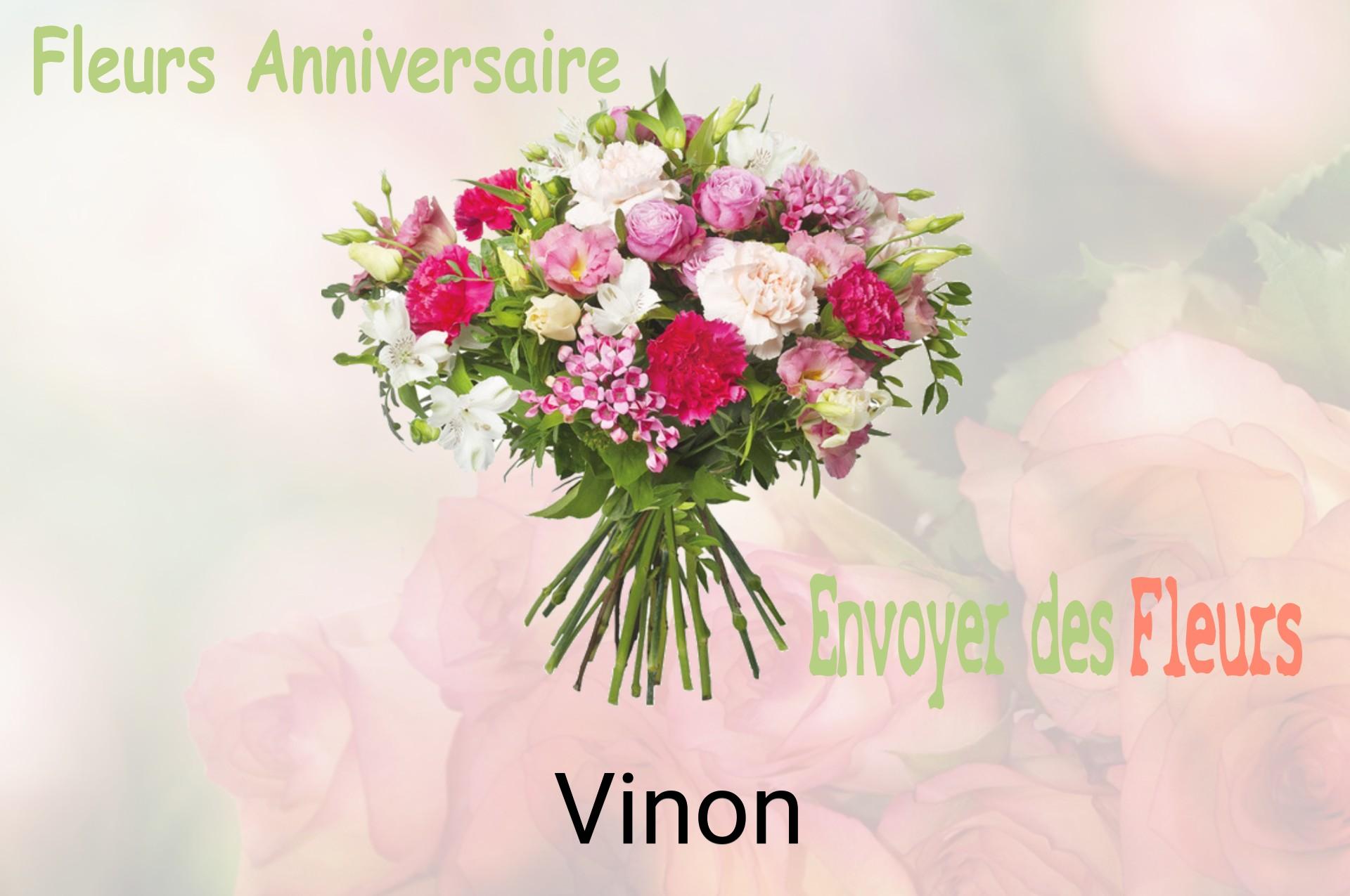 Bouquet de fleurs d’anniversaire livré à Vinon