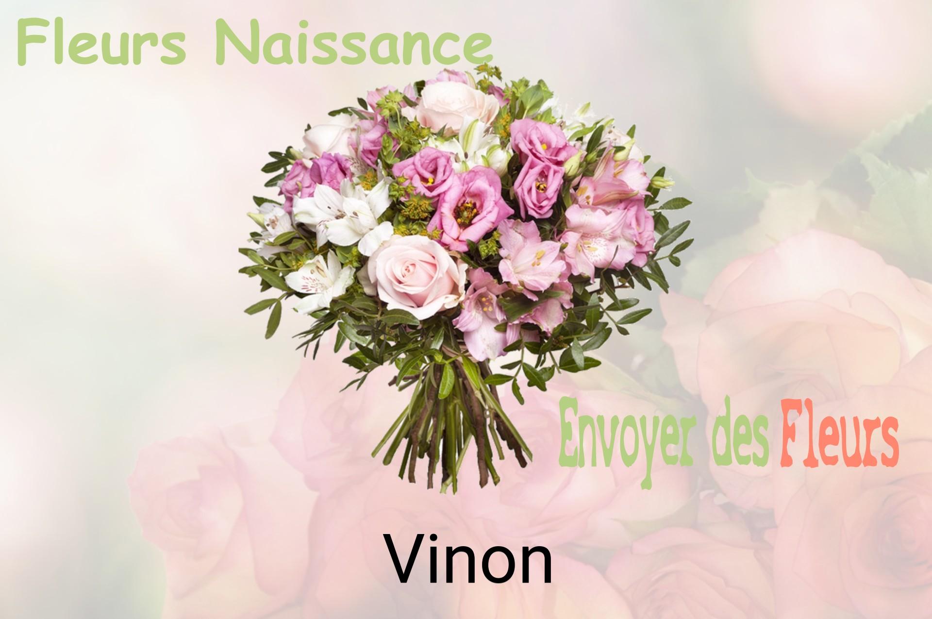Bouquet de fleurs de naissance livré à Vinon